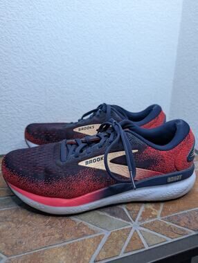 Brooks Ghost 15 Running Shoes Navy Cushioned W9.5 B *READ Active Running Workout